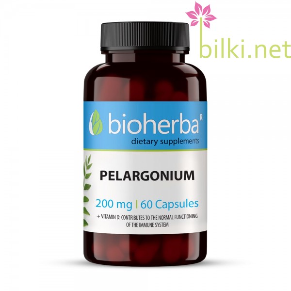 африкански пеларгониум, биохерба, капсули, африканският здравец, pelargonium sidoides