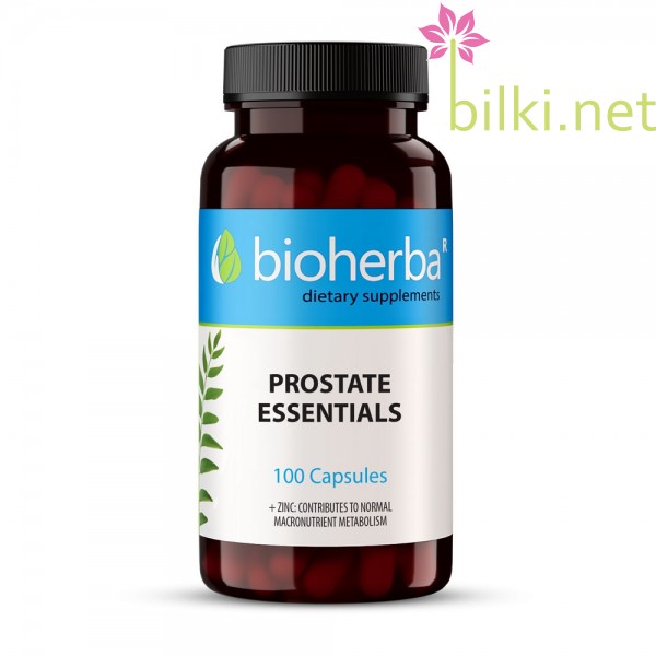 Формула за простата,Prostate Essentials, Bioherba, 100 капсули
