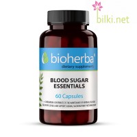 Формула за кръвната захар Blood Sugar Essentials, Bioherba, 60 капсули