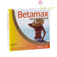 Бетамакс - за добиване на тен, Лечител, 48 капс.