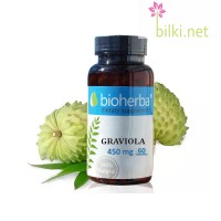 Гравиола - антиоксидант и за имунитет, Bioherba, 450 мг, 60 капс.