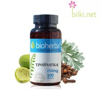Тройчатка, Bioherba, 250 мг, 100 капс.