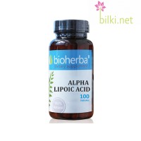 Алфа-липоева киселина, Bioherba, 200 мг, 100 капс.