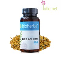 Пчелен прашец за имунитет, Bioherba, 400 мг, 100 капсули