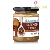 Бадемов тахан - 100% смлени бадемови ядки, Bioherba, 250 гр.	
