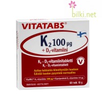 Витатабс К2 + D3, Лечител, 60 табл.