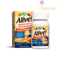 Alive Мултивитамини за деца 30 дъвчащи табл