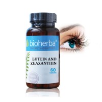 Лутеин и Зеаксантин - за очи и зрение, Bioherba, 22 мг, 60 капс.