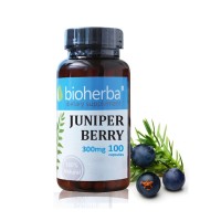 Синя Хвойна плод - мощен диуретик, Bioherba, 300 мг, 100 капсули