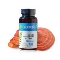Гъба Рейши - за силен имунитет, Bioherba, 360 мг, 100 капс.