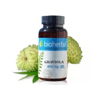 Гравиола - антиоксидант и за имунитет, Bioherba, 450 мг, 60 капс.