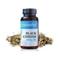 Черен кохош – Шатавари, при менопауза, Bioherba, 280 мг, 60 капсули