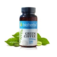 Зелено кафе, Bioherba, 370 мг, 100 капс.