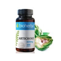 Артишок - за жлъчка и черен дроб, Bioherba, 320 мг, 100 капсули