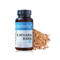 Катуаба кора - естествен афродизиак, либидо, Bioherba, 450 мг, 60 капсули