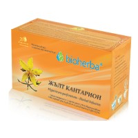 Чай Жълт кантарион - при тревожност и депресия, Bioherba, 20 филтъра