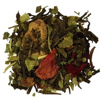 Ароматен чай Сенча Смокини и Малини 50g Veda Tea
