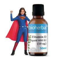 Витамин D3 течен, Bioherba, 400 IU / 10 mcg, 50 мл