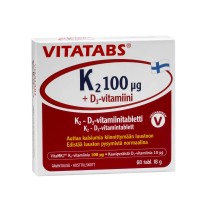 Витатабс К2 + D3, Лечител, 60 табл.