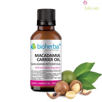 масло от макадамия, макадамия, БАЗОВО МАСЛО, МАКАДАМИЯ, MACADAMIA CARRIER OIL, MACADAMIA, MAKADAMIA