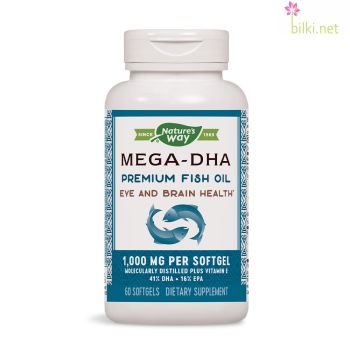 mega dha, natures way, мега дха, капсули