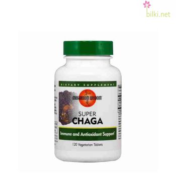 чага, гъба, супер, super, chaga, mushroom wisdom, чага капсули