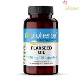 ленено масло, капсули, flaxseed oil, bioherba, биохерба 