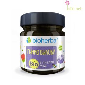 Гинко Билоба в Био Пчелен мед, Bioherba, 280 грама, биохерба