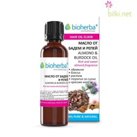 масло бадем и репей, биохерба,bioherba,50 ml