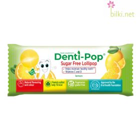 денти поп, denti pop lollipop, близалка плодова, близалка за здрави зъби, близалки без захар, близалка цена